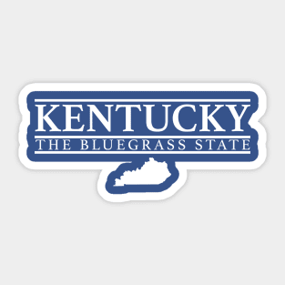 Kentucky The Bluegrass State Sticker